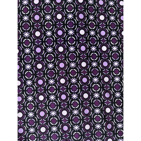 Sag Harbor Purple Stretch Polka Dot Flowy A-line Knee Length Skirt size small - Picture 2 of 5